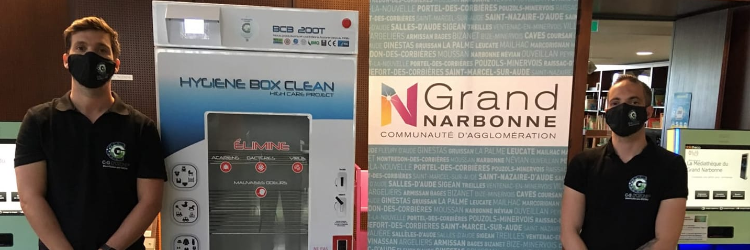 Bannière de la solution : Assainissement de l'air et des points de contacts