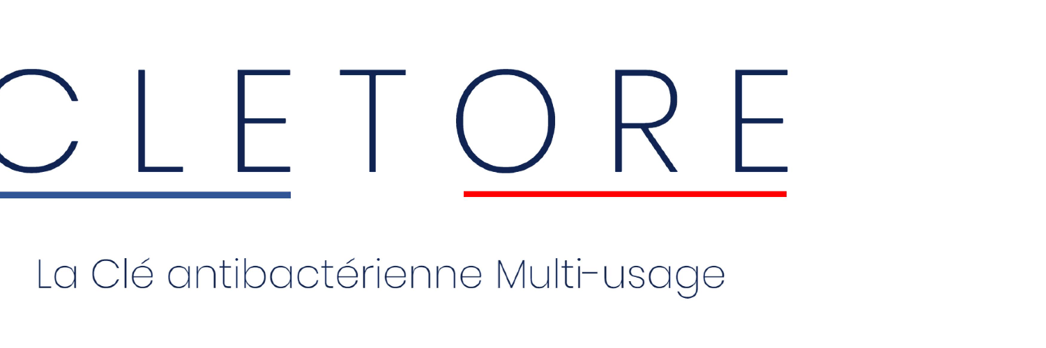 Bannière de la solution : CLETORE : La Clé antibactérienne Multi-usage