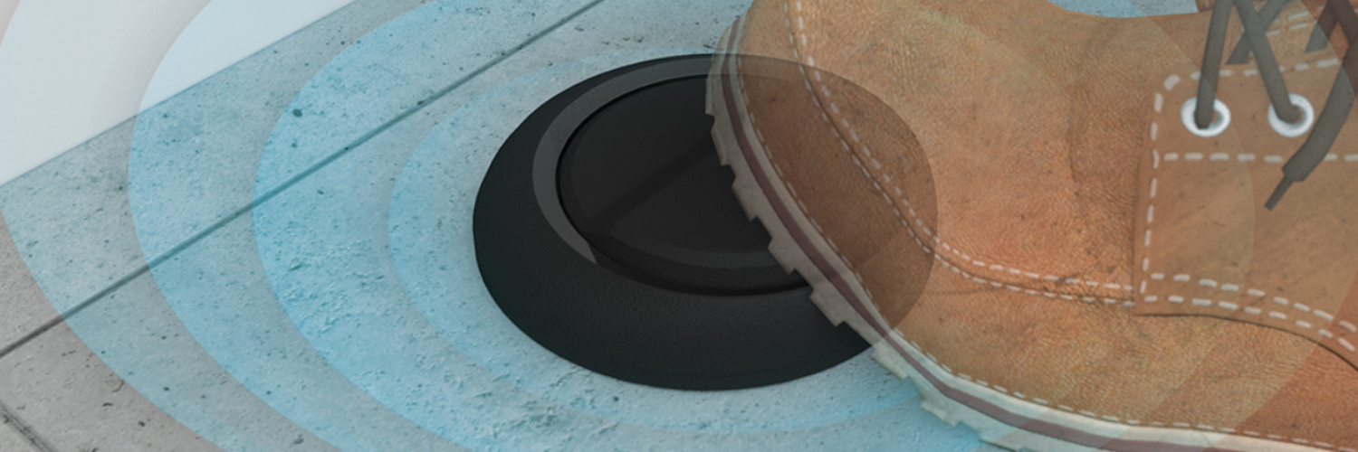 Bannière de la solution : Interrupteur de sol sans fil et sans pile